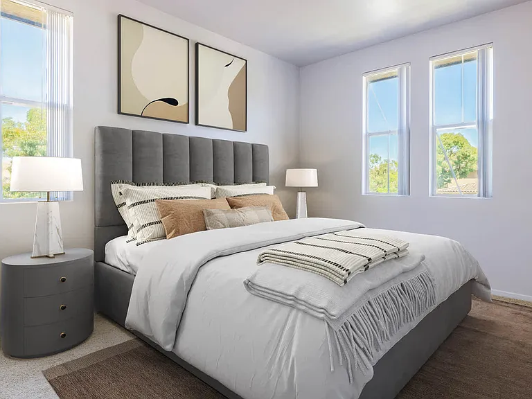 Carpeted Bedroom