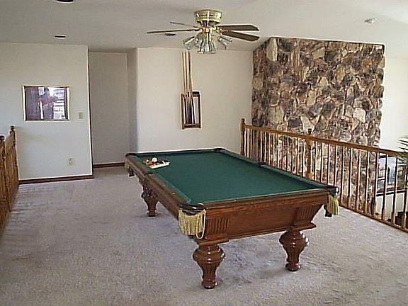 pool table in loft