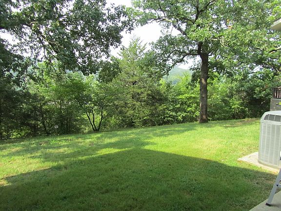 Off the rear patio