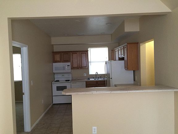 kitchen with bar area