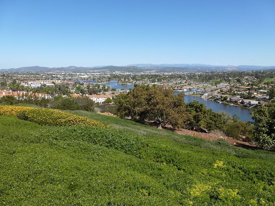 Lake San Marcos, Mtns, Grove