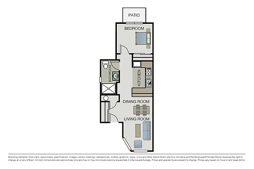 Floor plan Plan 1A