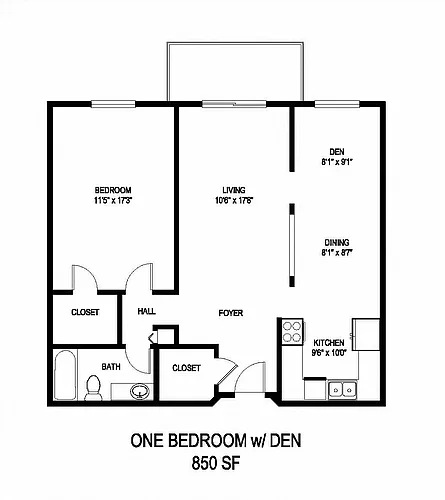Floor plan Bordeaux
