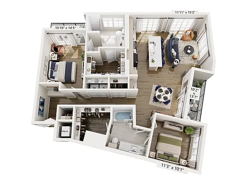 Floor plan B3