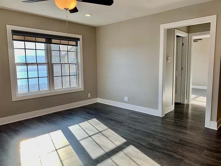 Lots of natural light with large windows in living room
