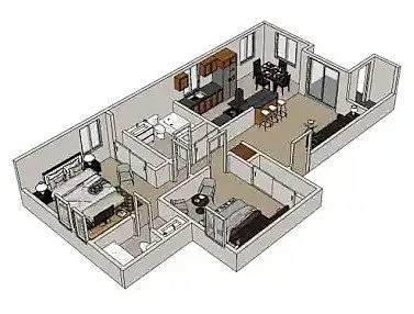 Floor plan B1