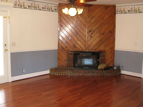 WOOD BURNING FIREPLACE