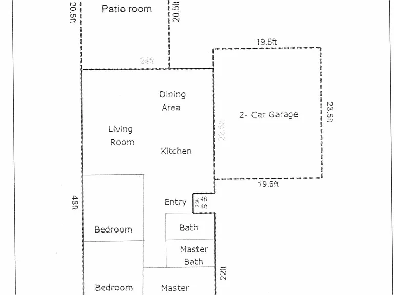The floor plan