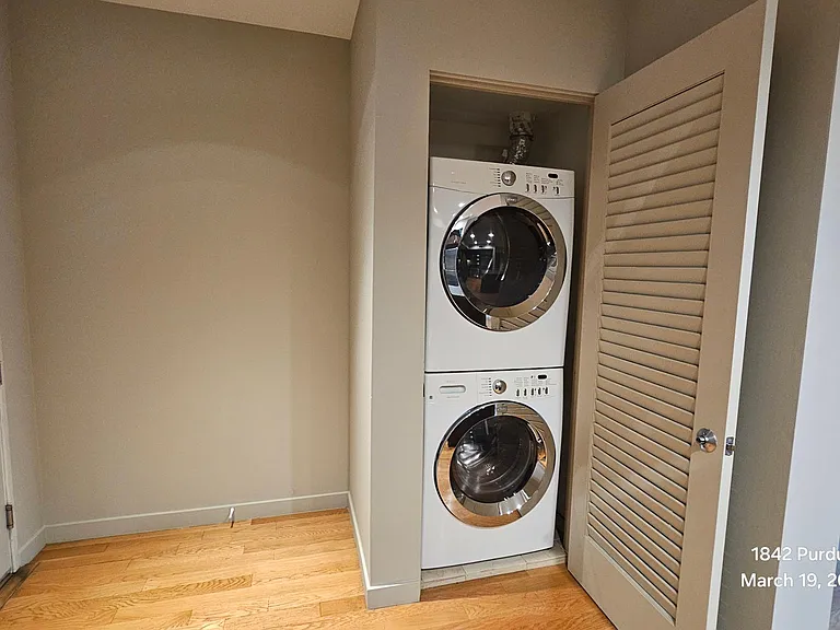Entrance; Washer and Dryer in-unit