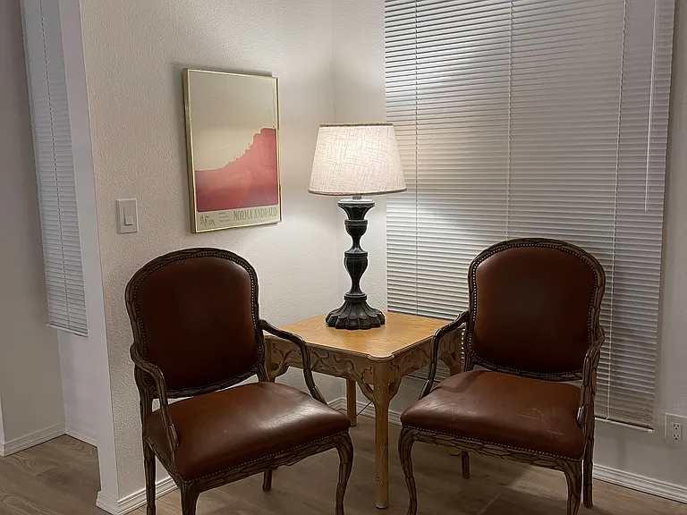 seating area in the Living Room