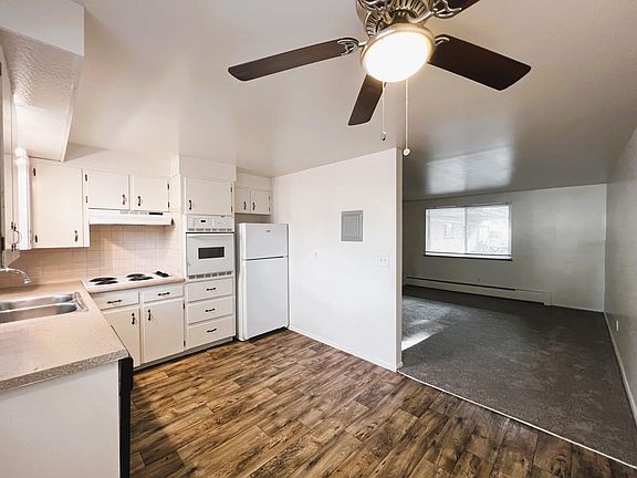 Kitchen and dining area