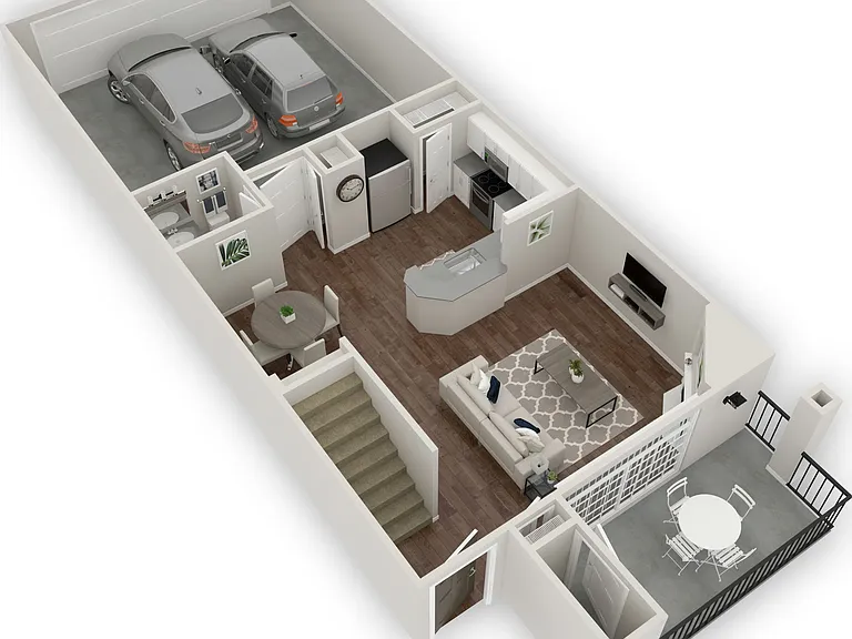 Ashland Townhomes floor plan Lowry Park
