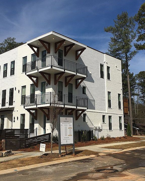 Town home with terraces