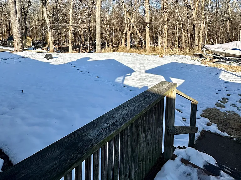private backyard
