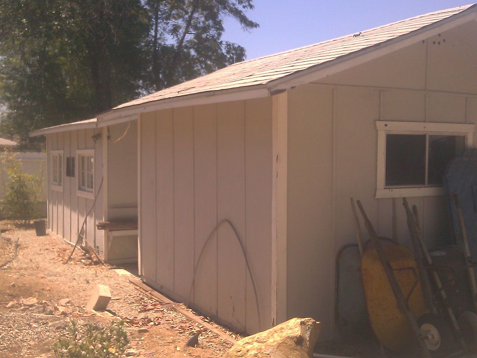 Two sheds