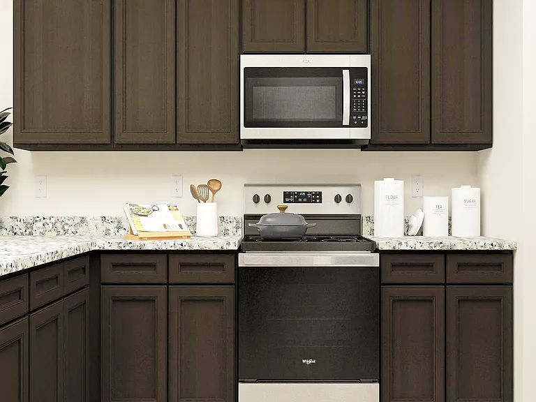 The chef-ready kitchen is equipped with everything you need to make meals special.