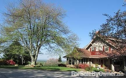 Driveway : Looking across 12 acres toward Table Rock