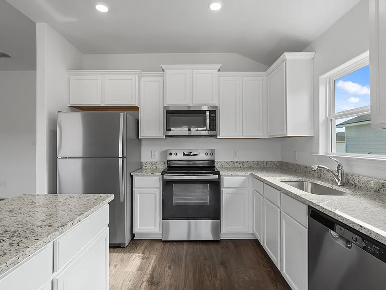 All kitchen appliances included.