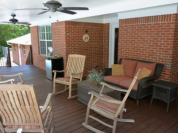 Pool Covered Deck with Fans