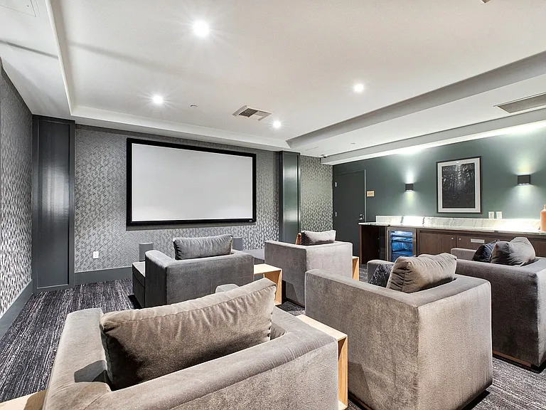 Unwind with friends and family in our Private Movie Theater