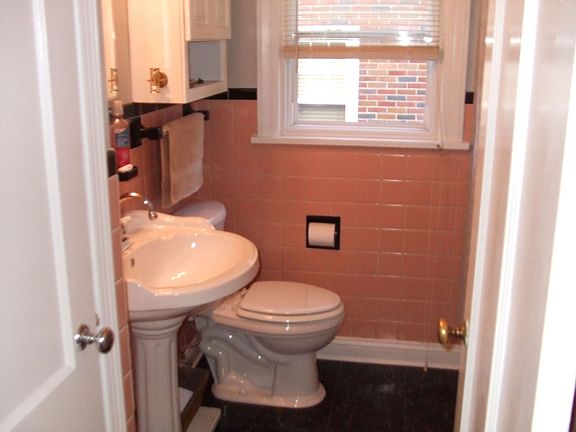bath w/ new pedistal sink and camode