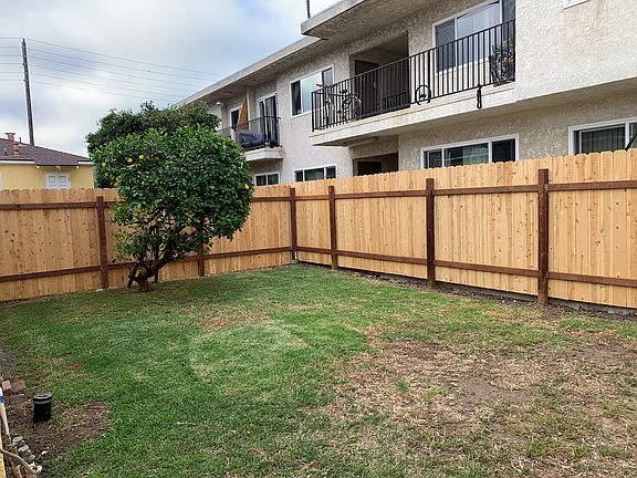 large private back yard