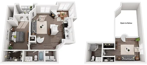 Floor plan Avalon Renovated Loft