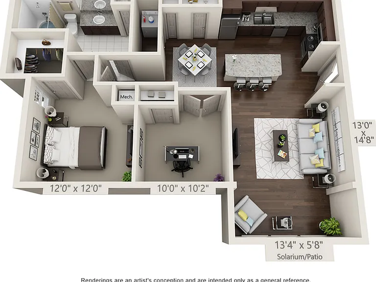 3D Floorplan Rendering 3D Floorplan Rendering