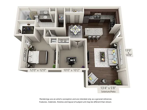 Floor plan Matanzas Solarium