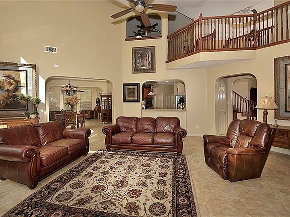 Huge family room with high ceilings