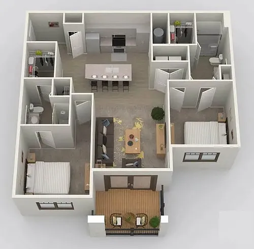 Floor plan The Bradley