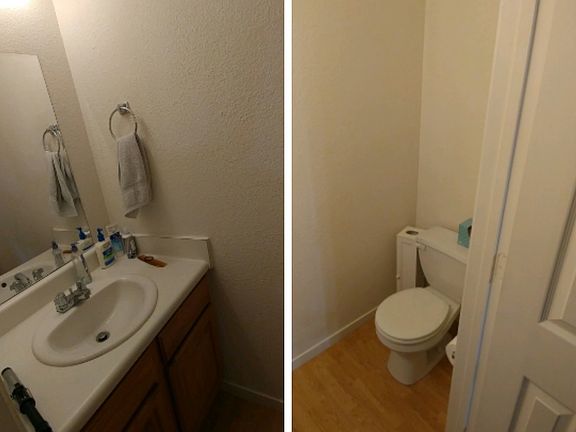 Half bath on first floor