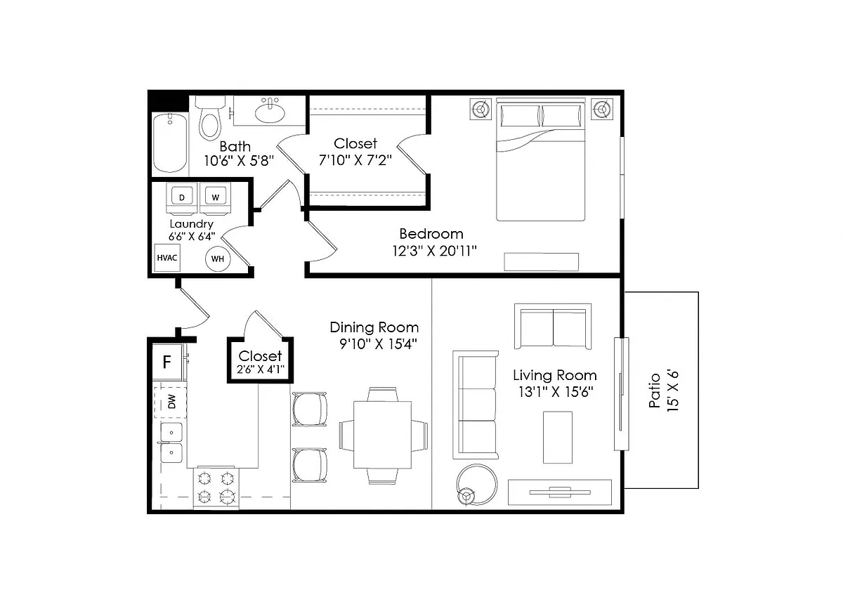 Floor plan A1R