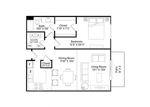 Floor plan A1R