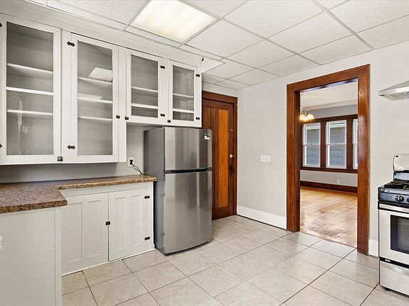Freshly updated kitchen with all stainless steel appliances