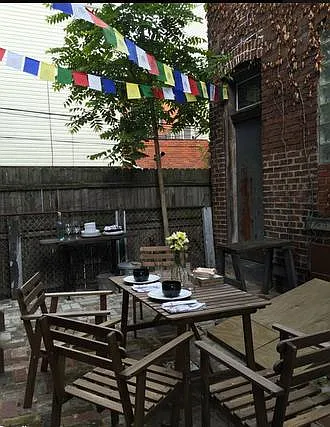 Shared patio