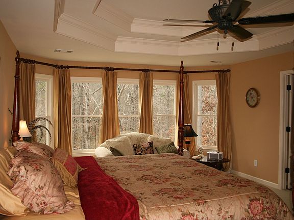 Relax and enjoy the serentiy from this wall of windows in the Master Bedroom
