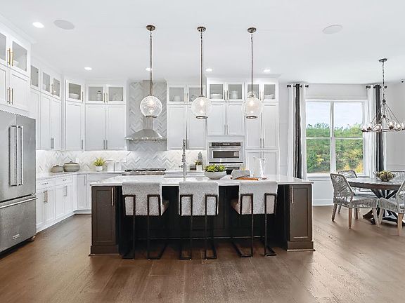 Expanded island and cabinets available with the Alternate Kitchen Layout