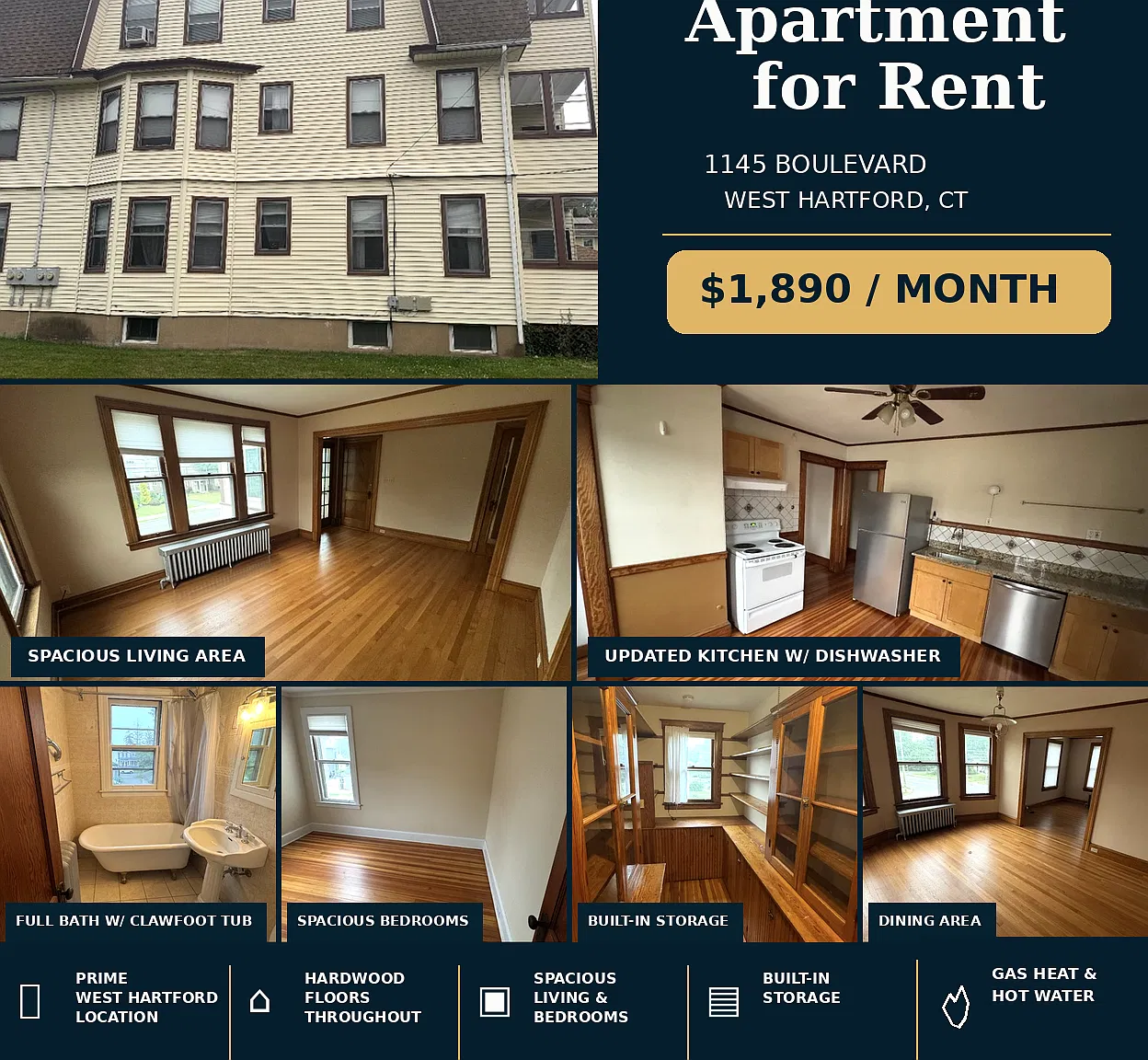 2 bed, 1350 sqft, $1,890 — Photo 1