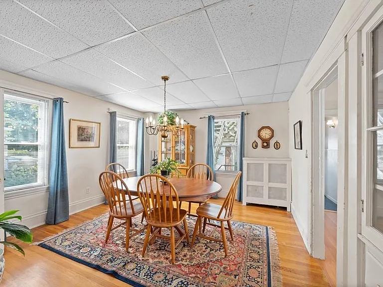 Dining room with furniture (for scale)