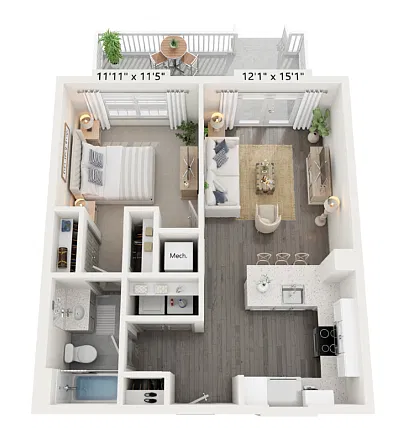 Floor plan A1