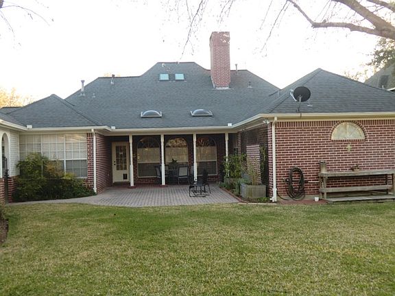 Large backyard