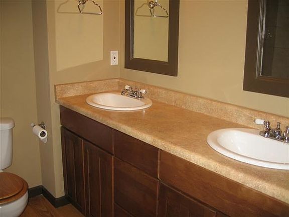 Large bathroom in finished basement