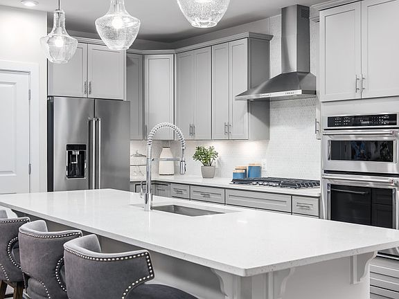 Gourmet Kitchen with an Oversized Island