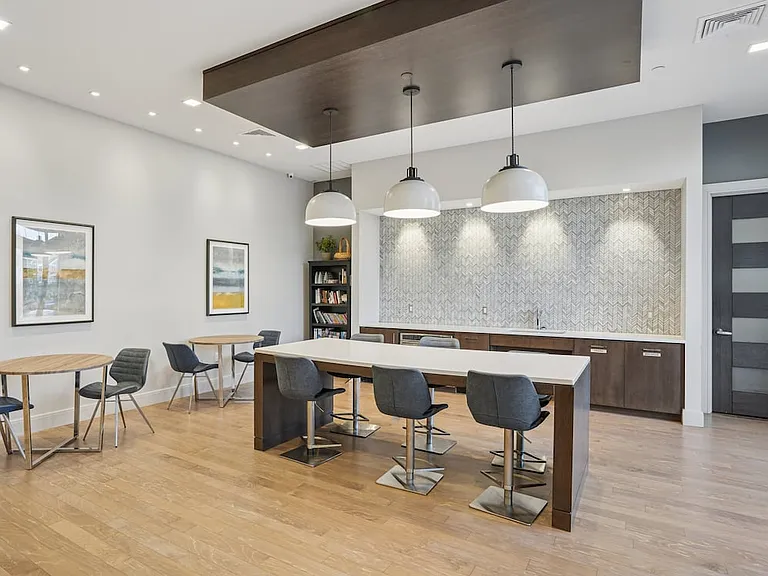 Resident lounge with kitchenette
