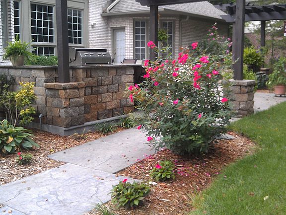 Outdoor granite kitchen