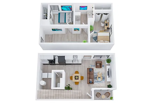 Floor plan 4BR/2.5BA - Vaughn