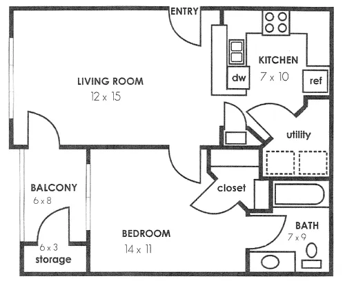 Floor plan A1