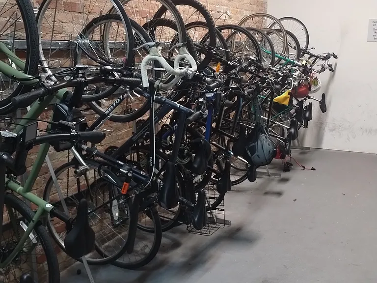 Shared element: secured bike room
