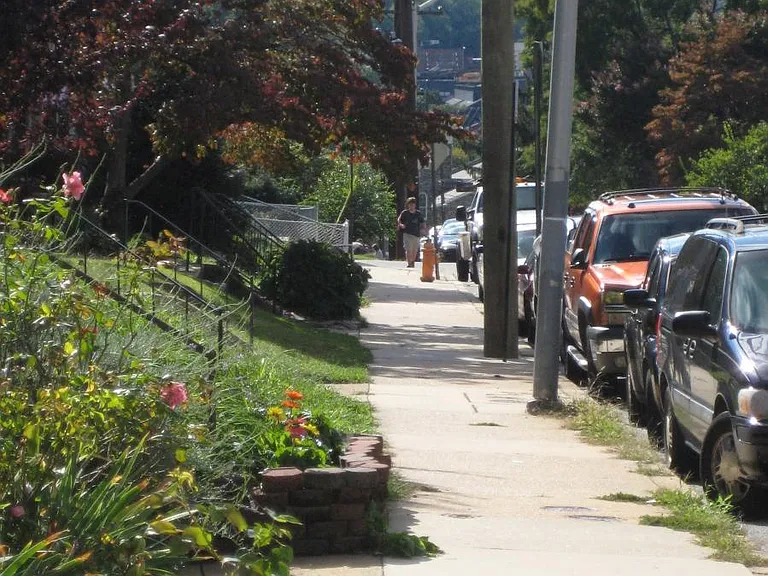 View from sidewalk.